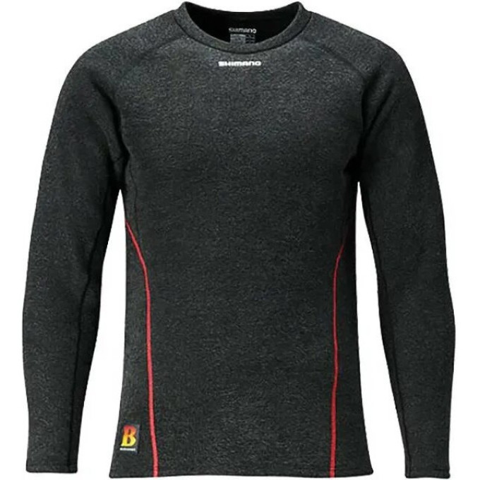 Фуфайка SHIMANO BREATHHYPER+℃ IN-020Q черная 3XL 59YIN020Q1D